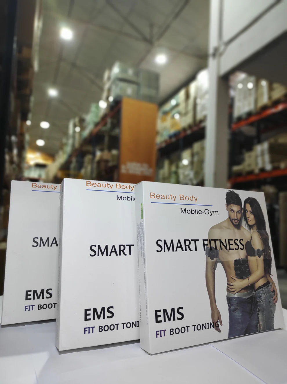 Estimulador muscular para entrenamiento de abdominales modelo pila