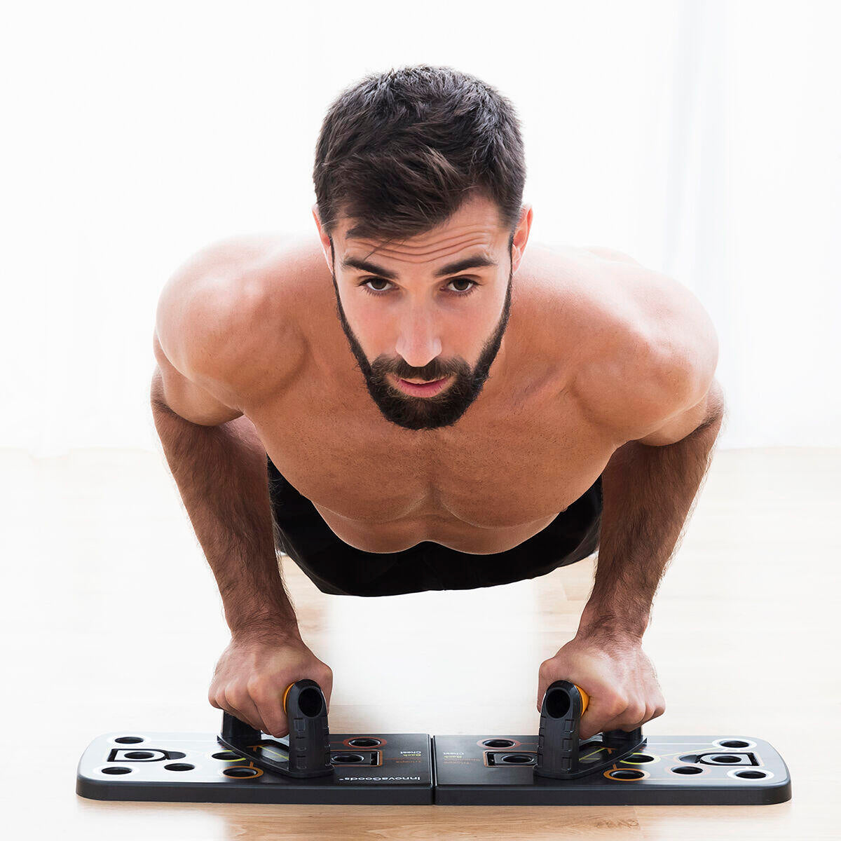 Tabla de Flexiones Push-Up con Bandas de Resistencia + guia