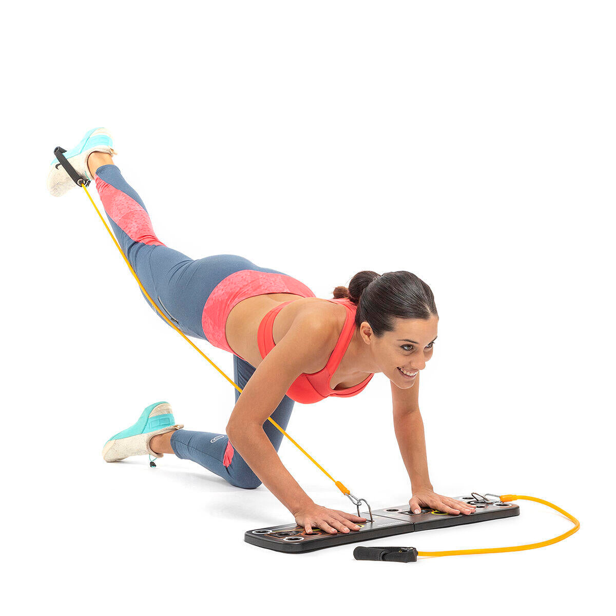 Tabla de Flexiones Push-Up con Bandas de Resistencia + guia
