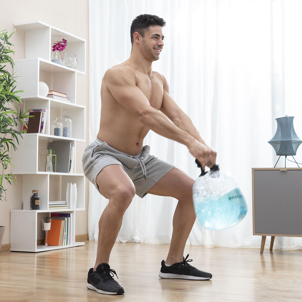 Pesa rusa para fitness - peso regulable con agua