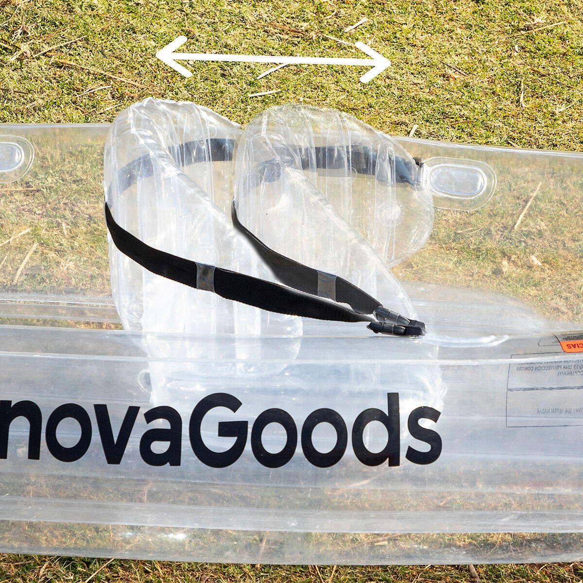 Kayak Hinchable Transparente con Accesorios Paros 312 cm 2 plazas